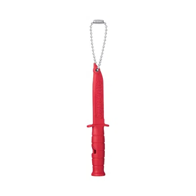 Pre-owned Supreme X Ka-bar Emergency Whistle Keychain 'red' | Men's Size Onesize