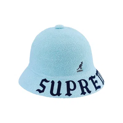 Pre-owned Supreme X Kangol Bermuda Casual Hat 'light Blue'
