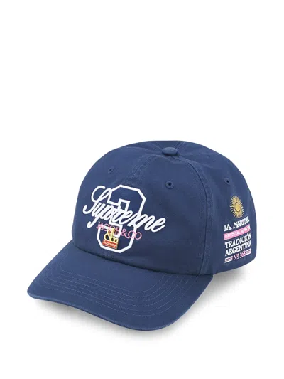 Supreme X La Martina X Jacob & Co Baseball Cap In Blue