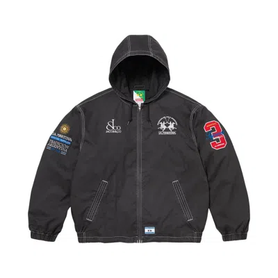 Pre-owned Supreme X La Martina X Jacob & Co Lightweight Hooded Jacket 'black' | Men's Size Xxl