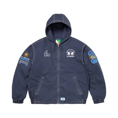 Pre-owned Supreme X La Martina X Jacob & Co Lightweight Hooded Jacket 'navy' | Blue | Men's Size L