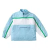 Supreme X Lacoste Puffy Half Zip Pullover 'light Blue'