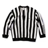 Supreme X Lacoste Stripe Cardigan Fw19 Jacket 'black' In Multi