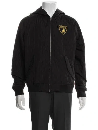 Pre-owned Supreme X Lamborghini Bomber Jacket In Black