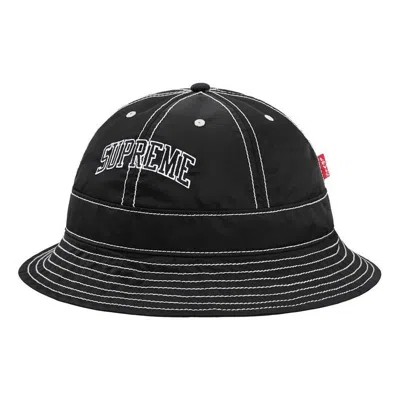 Supreme X Levi's Nylon Bell Hat 'black White'