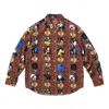 Supreme X Mark Leckey Fw23 Week4 Hardcore Printed Corduroy Shirt 'multicolor'