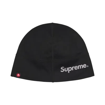 Pre-owned Supreme X Marmot Base Layer Beanie 'black' | Men's Size Onesize