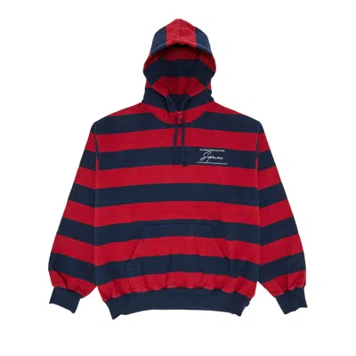 Pre-owned Supreme X Martine Rose Hooded Sweatshirt 'stripe' In Multi-color