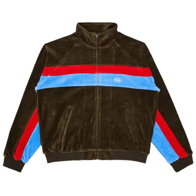 Pre-owned Supreme X Martine Rose Velour Track Jacket 'brown'
