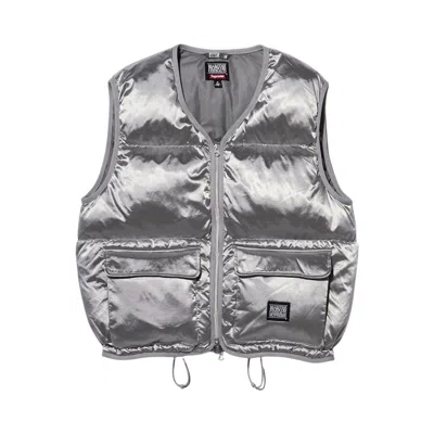 Pre-owned Supreme X Martithé + François Girbaud Down Puffer Vest 'silver' | Men's Size Xl