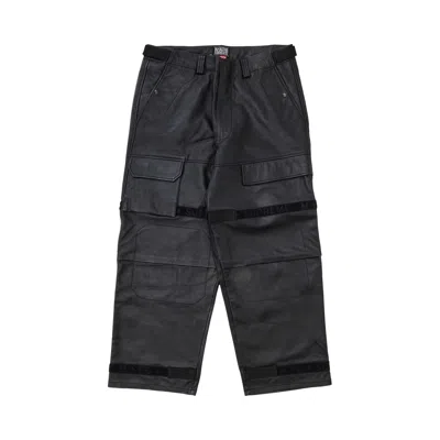 Pre-owned Supreme X Martithé + François Girbaud Shuttle Tape Leather Cargo Pant 'black' | Men's Size 36