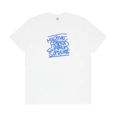 Pre-owned Supreme X Martithé + François Girbaud Tee 'white' | Men's Size Xl