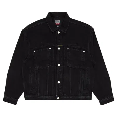 Pre-owned Supreme X Martithé + François Girbaud X-seam Denim Trucker Jacket 'black' | Men's Size M