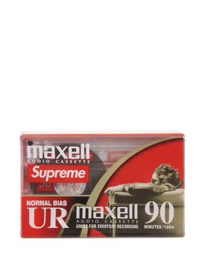 Supreme X Maxell Cassette Tapes In Red