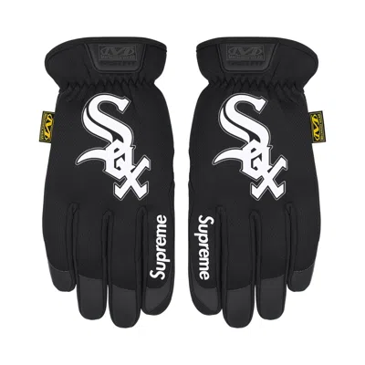 Pre-owned Supreme X Mechanix Fastfit Mlb Teams Gloves 'black' | Men's Size M