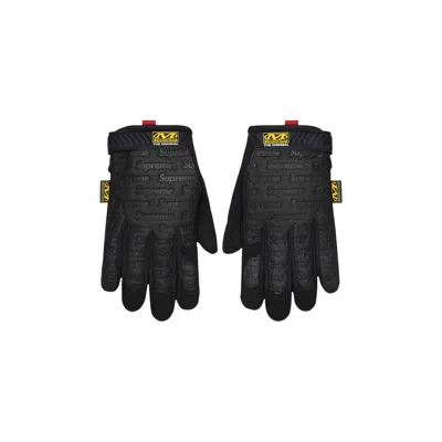 Pre-owned Supreme X Mechanix Leather Work Gloves 'black'