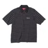 Supreme X Melvins Stripe S/s Polo 'black White'