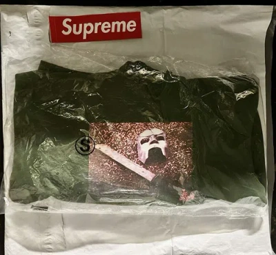 Pre-owned Supreme X Mf Doom Olive Hoodie Size Small Fw23 In Hand Ready To Ship In Green