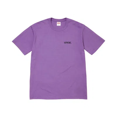 Pre-owned Supreme X Mike Kelley Banner Tee 'purple' | Men's Size Xl
