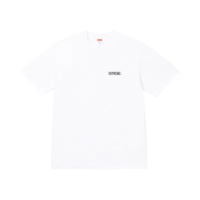 Pre-owned Supreme X Mike Kelley Banner Tee 'white' | Men's Size Xxl