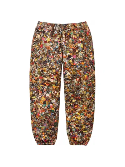 Supreme X Mike Kelley Graphic-print Track Pants In Multi