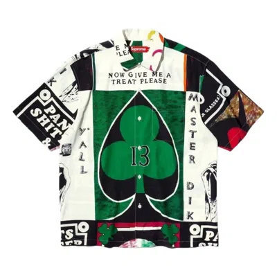 Supreme X Mike Kelley Ss26 S/s Shirt 'white' In Multi