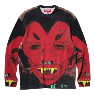 Supreme Mike Kelley Graphic-print Sweatshirt In Multi