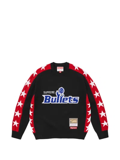 Supreme X Mitchell & Ness Ss26 Teams Sweater 'black'