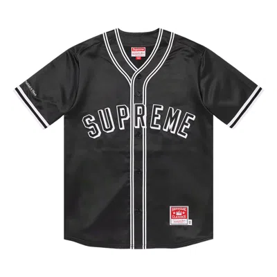 Pre-owned Supreme X Mitchell & Ness Quilted Sports Jacket 'black'