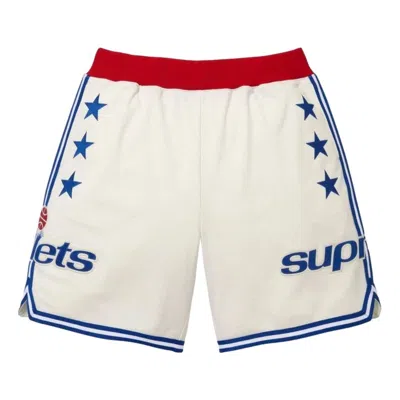 Supreme X Mitchell & Ness Ss26 Teams Basketball Short 'white'
