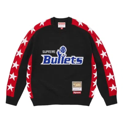 Supreme X Mitchell & Ness Ss26 Teams Sweater 'black'