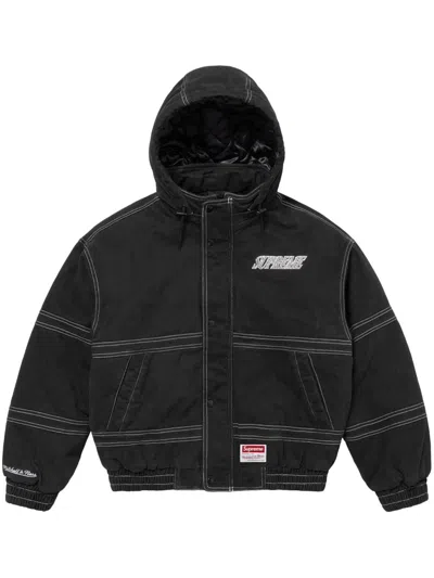 Supreme X Mitchell & Ness® Stadium Jacket In Black
