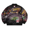 Supreme X Mitchell & Ness Stadium Satin Varsity Jacket 'multi-color' In Black