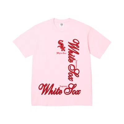 Pre-owned Supreme X Mlb Teams Tee 'light Pink' | Men's Size Xl