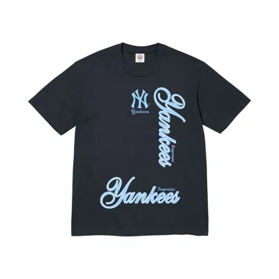 Pre-owned Supreme X Mlb Teams Tee 'navy' | Blue | Men's Size Xxl