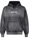 Supreme X Mm6 Maison Margiela Foil Box Logo Hoodie In Black