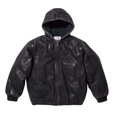 Supreme X Mm6 Maison Margiela Foil Hooded Work Jacket 'black'