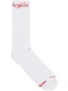 Supreme X Mm6 Maison Margiela Hanes Crew Socks In White
