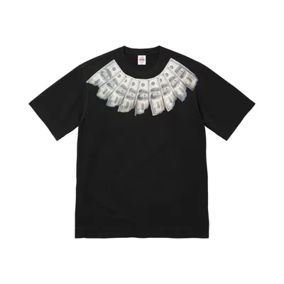 Pre-owned Supreme X Mm6 Maison Margiela Money Short-sleeve Top 'black' | Men's Size S