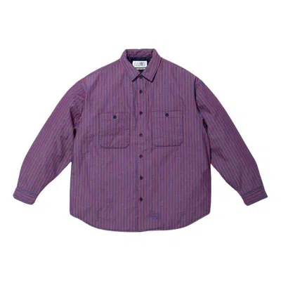 Supreme X Mm6 Maison Margiela Padded Shirt 'purple'