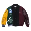 Supreme X Mm6 Maison Margiela Split Varsity Jacket 'multicolor'