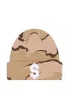 Supreme X New Era $ Beanie Hat In Brown