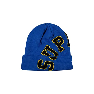 Pre-owned Supreme X New Era Big Arc Beanie 'pale Royal' In Blue