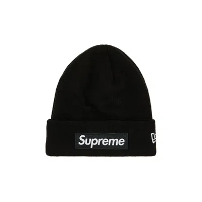 Pre-owned Supreme X New Era Box Logo Beanie 'black'