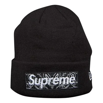 Supreme X New Era Box Logo Beanie 'black'