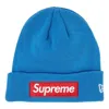 Supreme X New Era Box Logo Beanie 'blue'