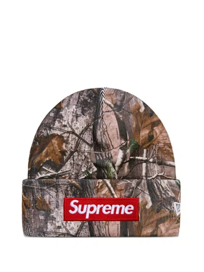 Supreme X New Era Box Logo Beanie Hat In Multi