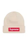 Supreme X New Era® Box Logo Beanie In Neutrals