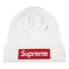 Supreme X New Era Box Logo Beanie 'white'