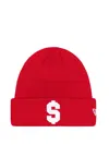 Supreme X New Era $ "red" Beanie In Red